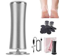 Electric Foot Callus Remover,Cordless Filer for Feet, Heavy Duty Rechargeable Automatic Remover File Pedicure Tool, Removers Shaver Sharpener Grinder(A)