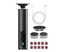 Electric Foot Callus Remover, Electric Callus Remover for Feet - Foot Grinder Callus - 360 Degree Rotation, 9 Speeds with Sandpaper Discs and Sanding Heads for Men
