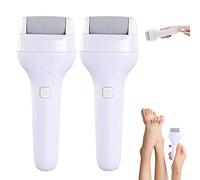 Electric Foot Callus Remover,Electric Foot File Callus Remover,Callus Remover for Feet,for Dead Hard Cracked Dry Skin,Dead Skin Remover for Dry Feet at-HOM (2pcs)