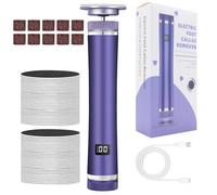Electric Foot Callus Remover, Professional Callus Remover, Foot Dead Skin Scraper, Adjustable 12-Speed Settings, Rechargeable, Cordless, Safe to Use, for Men and Women