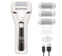 Electric Foot Callus Remover, Rechargeable Portable Electronic Foot File Callus Remover, Electric Callus Remover with 3 Rollers for Feet, Gifts for Mom Dad Foot Care for Dead Cracked Dry Skin