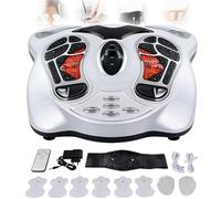 Electric Foot Care Massager Machine | Circulation Stimulator for Neuropathy Relief | Ergonomic Design with Multiple Modes & Intensities for Home & Office Use
