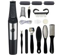 Electric Foot File Callus Remover - USB Rechargeable Hard Skin Remover with 3 Rollers, Professional Pedicure Tool for Dead & Dry Feet, Home Foot Care Accessories