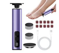 Electric Foot File, Foot | Small Portable Foot Mill Scrubber, 9 Speeds Hand Caution, Foot Pedicure Tools, Dead Skin Tools, Hand Corn Cutter