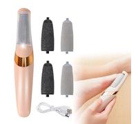 Electric Foot File, Hard Skin Remover Foot, Pro Hard Skin Remover, Callus Remover for Feet, Rechargeable Pedicure Tool with Extra Roller Heads, USB Charging, Portable, Safe for Home Use