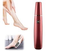 Electric Foot File, Pedicure Sets for Feet, Waterproof and Durable, Easy to Carry, Ergonomic Handle, Effectively Removes Common Dead Skin, Hard Skin and Dry Skin on The Feet (Red)