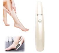 Electric Foot File, Pedicure Sets for Feet, Waterproof and Durable, Easy to Carry, Ergonomic Handle, Effectively Removes Common Dead Skin, Hard Skin and Dry Skin on The Feet (White)