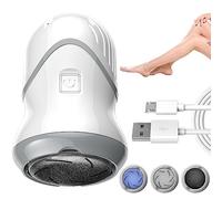 Electric Foot File Pedicure Sets for Feet with 3 Roller Heads 2 Speed, Hard Skin Remover Foot Pedicure Machine Waterproof for Dead Dry Skin Calluses Cracked Heels Best Gifts for Women and Men