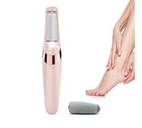 Electric Foot File Rechargeable Electric Feet Callus Remover, Foot Files Hard Skin Remover Professional Pedicure Tool Waterproof with 2 Rollers 2 Speed LED Light for Cracked, Rough and Dry Skin
