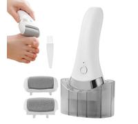Electric Foot File - Waterproof Rechargeable Pedicure Tools, LED Display Callus Remover Organizer | Modern Design Hard Dead Dry Cracked Heel Skin Removal for Men Women Elderly Home Travel