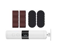 Electric Foot Grinder | 3-Level Rechargeable Portable Quiet Cordless Grinder | Electric Foot File Polisher Machine - for Home Dorm Bedroom Holiday Travel Road Trip