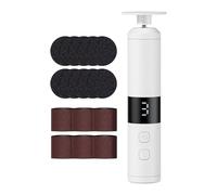 Electric Foot Grinder - Callus Remover Machine | Portable Cordless Unit with 3 Level Adjustment, ABS Pedicure Polisher for Vacation Holiday Dormitory Living