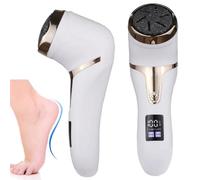Electric Foot Grinder, Dual Speed Callus Remover Electric Vacuum Adsorption Foot Grinder with Roller Heads, USB Rechargeable Electric Foot File Heel Repair Pedicure Tool for Dead Hard Cracked Dry Skin
