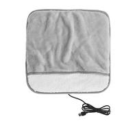 Electric Foot Heating Pad Large Pocket Plush Material Anti Slip USB Power Supply Electric Heated Foot Warmer Foot Heater for Home Office Bed Sofa Super Soft Fleece Polyester