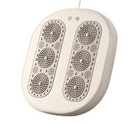 Electric Foot Massager | Adjustable Quiet USB Charging Warm Device,Heated Foot Massager - for Family Men Women Indoor Room Home Under Desk Offices Work