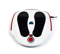 Electric Foot Massager Machine Foot Circulator Calf Leg Blood Circulation and Machine Relaxation Treatment Instrument (White)