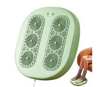 Electric Foot Massager, Quiet USB Charging Heated Device for Feet, Adjustable Vibration and Warmth, Compact Under Desk Design, Relaxation Tool for Family, Women, Adults, Indoor Room, Home, Work