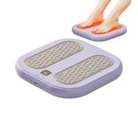 Electric Foot Massager - Three Level Vibrating Washable Plush Fabric Material, Quick Heated Toe Cushion, Compact Portable Ankle Warmer System, Deep Soothing Calves Tension Relief Equipment | Quiet Ind
