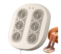 Electric Foot Massagers - Foots Massage Machine |Heated Foot Warmer for Plantar, & Circulation, Neuropathy Under Desk Massager Home & Office, Portable Relaxer