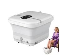 Electric Foot Spa Bath, Foldable Foot Bath Massager with Heating, Electric Foot Bath Massager for Young Adults Elderly