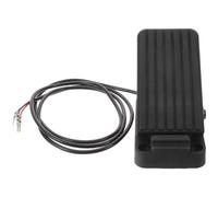Electric Foot Throttle Pedal Alloy Accelerator for E-Bikes Scooters | Black Plastic Trim, 8.9x6x1.5cm Size, Smooth Acceleration, Wear-Resistant Build, Garage Installation, Vehicle Repair