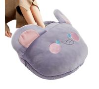 Electric Foot Warmer, Foot Warmer with USB Socket for Office - Warm Winter Warm Slippers for Adults Living Room Bedroom Office Dorm Indoor Under