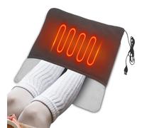 Electric Foot Warmer Mat with Soft Plush - Electric Heating Mat for Feet - Comfortable Home for Men and Women for Dormitories, Universities, Apartments and Offices