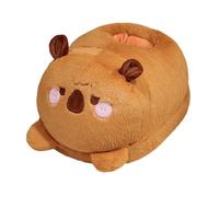 Electric Foot Warmer - Soft D Shape Animal Foot Warmer for Under Desk | Heated Slippers for Cold Weather, Ideal for Adults at Home, Travel, Bed or on the Sofa and in