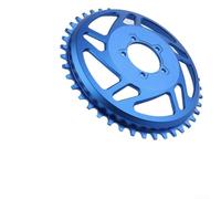Electric For Bicycle 42T Chainring Offset Correction for Bafang For, Aluminum Alloy Blue Red Replacement Part for Ebike Drive Motor Conversion Kit()