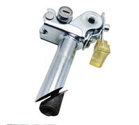 Electric for Bicycle Flip Seat Post Lock with Anti-Theft Design for Battery Security, Galvanized Steel Tube, Adjustable Rubber Pad, 155mm/95mm, Compatible with E-for Bike Battery Box - Silver