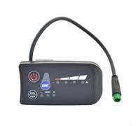 Electric For Bike Display Panel S810 LED Dashboard for 24V 36V 48V Scooter, Waterproof Handlebar Mounted Screen with Gear Indicator and Memory Function(24V)