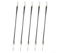 Electric For Bike Seat Lock Cable for Motorcycles Scooters E-Bikes, Rear Saddle Cushion Locking Wire Security Cord, Steel PVC Material Black 35cm Length