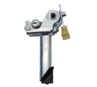 Electric For Bsike Seat Post Lock | Flip Up Saddle TuBse Security with Anti-Theft Mechanism | Galvanized Steel Pipe for E-For Bsike Bsattery Protection | AdjustaBsle RuBsBser Pad | Silver(A)