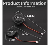 Electric for horn 48V 60V Loud Alarm 2 Wire Electric for horn(B) | High for volume , 48V-60V wide voltage, two-wire connect, safety , fit