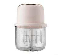 Electric FOR MINI Garlic for Chopper Cordless Rechargeable Food Processor 6 for Blades(pink 2)