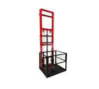 Electric Freight Elevator Loading Platform, Small Lifting Table for Household and Warehouse Use, Guide Rail for Efficient Loading and Unloading, Heavy Duty Design