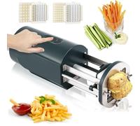 Electric French Fry Cutter - Automatic Potato Slicer with Stainless Steel Blades for Efficient Vegetable Cutting, Ideal for Commercial and Home Use