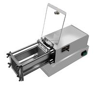 Electric French Fry Cutter, Stainless Steel Potato Slicer with 8mm, 10mm, 12mm Blades for Professional and Home Use