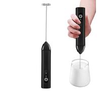 Electric Frother Wand - USB Rechargeable Handheld Blender for Latte, Coffee, Matcha, Hot Chocolate, Milk Drinks, Shakes, Ideal for Home, Kitchen, Travel, and Cafe Use, Stainless Steel
