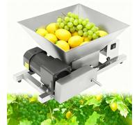 Electric Fruit Crusher Machine, 60W Grape and Apple Grinder, 4L Capacity
