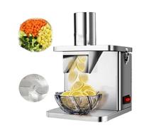 Electric Fruit Dicer - Multifunctional Food Processor with 5 Dicing Blades & 1 Slicing Blade for Cubing Potatoes and Carrots