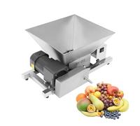 Electric Fruit Grinding Machine,4L Grape Apple Crusher,Stainless Steel Apple Wine Crusher Grinder,20kg/H Output,for Bread and Brown Sugar Vegetable