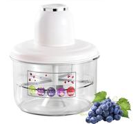 Electric Fruit Peeler, 50W Motor, 5-Blade System, 1300mAh Battery, 25-Second Auto Peeling White