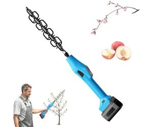 Electric Fruit Tree Blossom Thinner, Handheld Bud Flower Cutter with 2 Batteries, 4 Adjustable Speeds, Forward/Reverse, Efficient Pruning Tool for Flowers