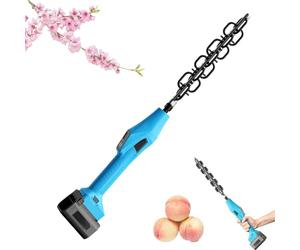 Electric Fruit Tree Flower Pruning Machine, Handheld Bud Cutter with 2 Batteries, 4 Speeds, Forward/Reverse for Garden Flowers