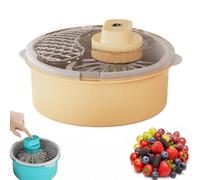 Electric Fruit Washer Vegetable Cleaner Spinner Bowl Lettuce Dryer, Salad Spinner and Produce Washer, 1500mAh USB Charge Lettuce Spin dryer Cleaner with Non-Slip Base for Home Kitchen