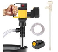 Electric Fuel Transfer Pump - 1000W Handheld Pump with Adjustable 3-Speed Settings and Dual 10000 mAh Batteries for Diesel and Kerosene