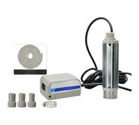 Electric Fuel Transfer Pump 21V Compatible High Flow Oil Water Extractor - Portable Self-Priming Syphon for Diesel Drums Barrels Garage Use(38 pump 10M pipe)