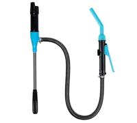 Electric Fuel Transfer Pump for Petrol & Diesel, 9L/min Portable Siphon Pump, Lightweight Battery Operated Liquid Extractor - Dual Power, Adjustable Flow for Jerry Cans, Cars, Boats & Generators