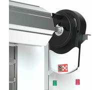 Electric Garage Automatic Roller Door Opener with 2 Remote, Roll Up Door Opener Shutter Built-in Motor, for Store Garage Warehouse Farm Barn
